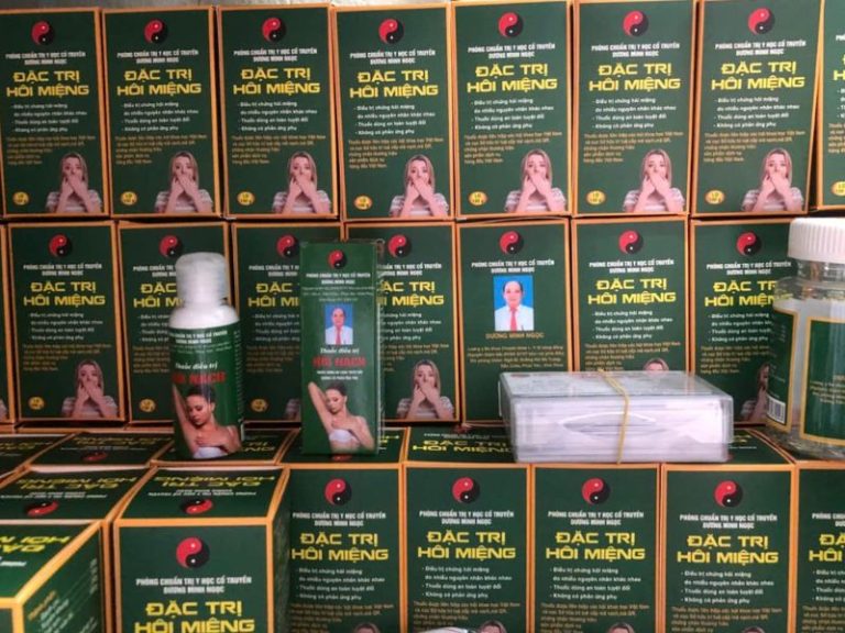 thuốc điều trị hôi miệng